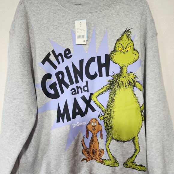 The grinch and max sweatshirt for men Large - Picture 2 of 6